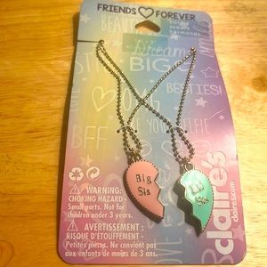 Claires Big Sis Little Sis necklaces